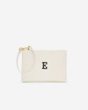 Roots Monogram Wristlet Ivory - E