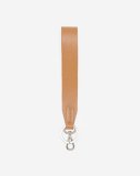 Roots Wide Wristlet Keychain Cervino - TAN/POWDER PINK