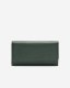 Roots Large Chequebook Clutch Cervino - FOREST GREEN