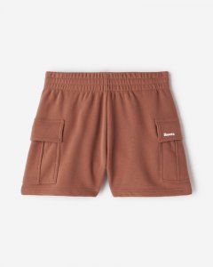 Roots Summer Cloud Cargo Sweatshort 2.5 Inch - GINGERBREAD
