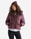 Roots Down Short Puffer - DEEP MAROON