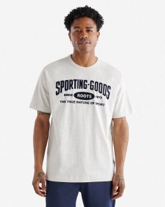 Roots Mens Sporting Goods 99 T-Shirt - WHITE MIX