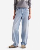 Roots Levi's Baggy Dad Womens Jeans - LIGHT BLUE