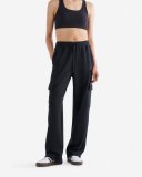 Roots Organic Cooper Cargo Sweatpant - BLACK