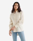 Roots Isla Cotton Gauze Shirt - TURTLEDOVE CREAM