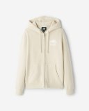 Roots Organic Original Full Zip Hoodie - ALMOND MILK