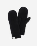 Roots Cozy Knit Mitten - BLACK