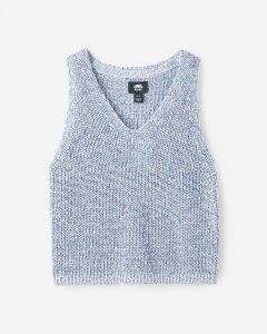 Roots Nahanni Crop Tank - BLUE MIX