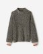 Roots Cabin Funnel Neck Sweater - GREY OAT MIX