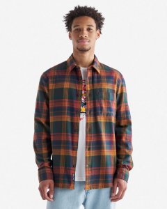Roots Manning Flannel Shirt - BLACK MIX