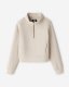 Roots Cloud Fleece Half Zip Sweatshirt - SILVER LINING Roots Cloud Fleece Half Zip Sweatshirt - SILVER LINING