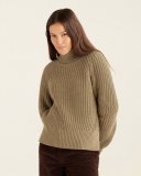 Roots Elora Turtleneck Sweater - DEEP OLIVE