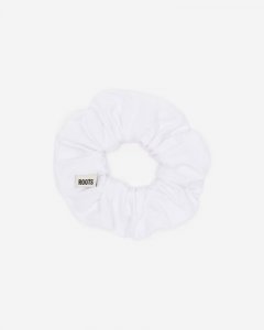 Roots Renew Scrunchie - WHITE