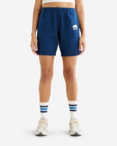 Roots Organic Original Longer Sweatshort 6 Inch - TRUE NAVY
