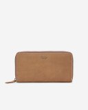 Roots Zip Around Clutch Tribe - NATURAL