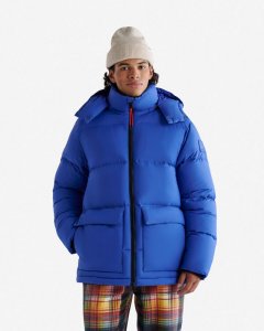 Roots Down Puffer Jacket - SAPPHIRE BLUE
