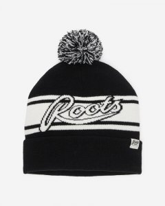 Roots Sporting Goods Pom Pom Toque - BLACK