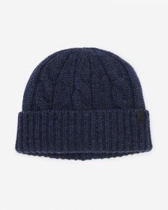 Roots Larkin Cable Wool Toque - NAVY MIX