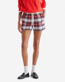 Roots Womens Inglenook Pajama Short - CREAM STEWART PLAID