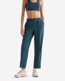 Roots Anywhere 7/8 Pull On Pant - FOREST TEAL