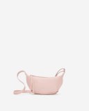 Roots Small Crescent Bag Cloud - PINK PEARL