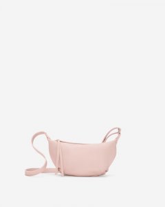 Roots Small Crescent Bag Cloud - PINK PEARL