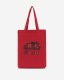 Roots Cooper Plaid Tote - CABIN RED