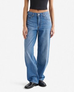 Roots Levi's Baggy Dad Womens Jeans - MEDIUM BLUE