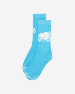 Roots Adult Cooper Beaver Sock - BLUE BIRD