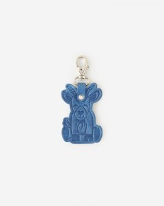 Roots Lunar New Year Goat Key Ring - BLUE