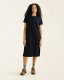 Roots Amelia Midi Dress - BLACK