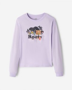 Roots Womens Winter Cooper Long Sleeve T-Shirt - ORCHID PETAL