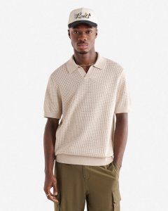Roots Severn Sweater Polo - FADED KHAKI