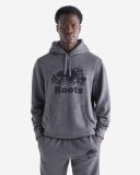 Roots Organic Original Kanga Hoodie - CHARCOAL PEPPER