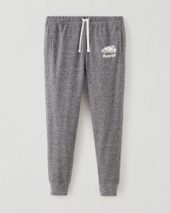Roots Organic Original Slim Cuff Sweatpant Tall (32.5 Inch Inseam) - SALT & PEPPER