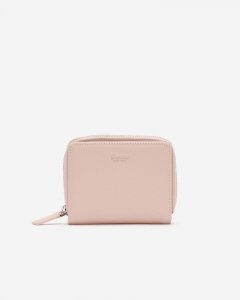 Roots Small Zip Around Clutch Cervino - POWDER PINK