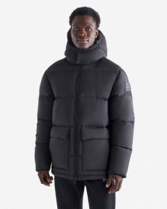 Roots Down Puffer Jacket - BLACK