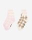 Roots Adult Park Plaid Sock 2 Pack - PINK MIX Roots Adult Park Plaid Sock 2 Pack - PINK MIX