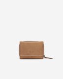 Roots Small Trifold Clutch Tribe - NATURAL