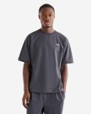 Roots Mens Cloud Jersey T-Shirt - GRAPHITE GREY