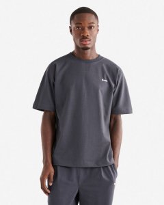 Roots Mens Cloud Jersey T-Shirt - GRAPHITE GREY