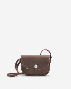 Roots Small Riverside Bag Tribe - CHOCOLATE
