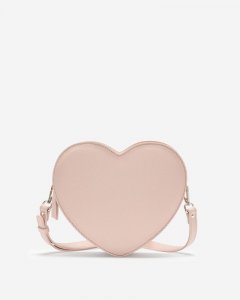 Roots Heart Crossbody Cervino - POWDER PINK