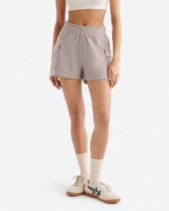 Roots Summer Cloud Cargo Sweatshort 2.5 Inch - LUNAR GREY