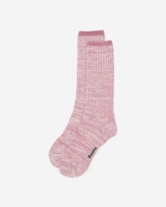 Roots Womens Roots Heritage Cotton Boot Sock - RETRO ROSE MIX
