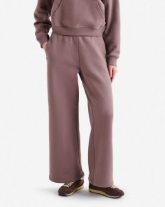 Roots Cloud Wide Leg Sweatpant - CINDER BROWN