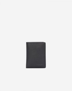 Roots Card Case With ID Prince - BLACK