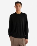 Roots Merino Seamless Crew - BLACK