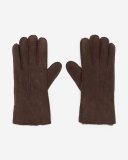 Roots Womens Shearling Glove - CHOCOLATE