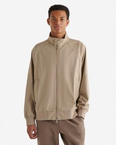 Roots Park Tech Harrington Jacket - WARM KHAKI